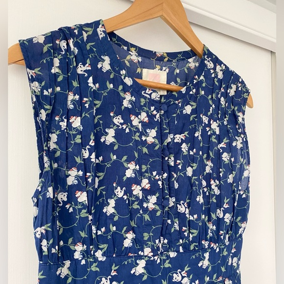 Quicksilver Floral Cotton Dress, Size M - Picture 4 of 11